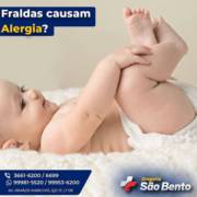 Fraldas causam alergia?