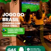 Torça tranquilo e com o gás em dia, conte com o Gás Rocha Farias!