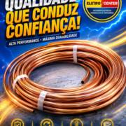 Tubos de cobre que conduzem confiança e durabilidade