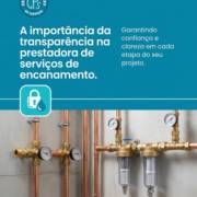 A importância da transparência na prestadora de serviços de encanamento