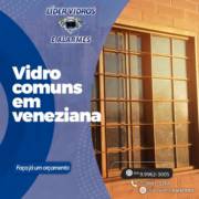 Vidros comuns em venezianas
