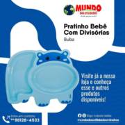 Garanta a hora do lanche ainda mais divertida para o seu bebê, conheças os lindos pratinhos com divisória Buba!