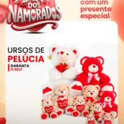 Um presente que abraça: escolha seu urso de pelúcia