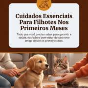 Cuidados Essenciais Para Filhotes Nos Primeiros Meses
