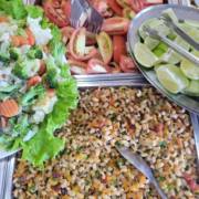 Uma grande variedade de saladas para todos os gostos