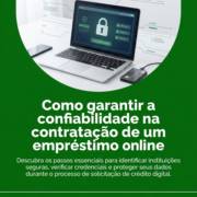 Como garantir a confiabilidade na contratação de um empréstimo online