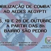 MOBILIZAÇÃO DE COMBATE AO AEDES AEGYPTI