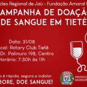 Campanha Doação de Sangue em Tietê