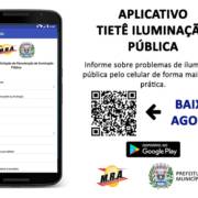 Prefeitura disponibiliza aplicativo para informar sobre falta de iluminação pública