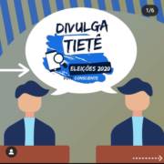 Conheça o Projeto Divulga Tietê que tem como objetivo facilitar as informações a respeito dos candidatos de Tietê!
