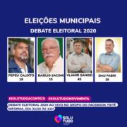 Debate entre os candidatos a Prefeito no Grupo do Facebook Tietê Informa - Saiba mais detalhes