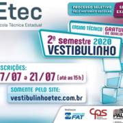 O Vestibulinho da Etec está de cara nova! Adaptado à pandemia, o processo seletivo será por meio do histórico escolar