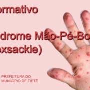 Vigilância em Saúde divulga informativo sobre a Síndrome Mão-Pé-Boca