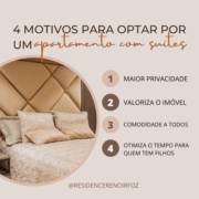 4 Motivos para optar por um apartamento com suítes