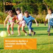 Brincadeiras ajudam com a obesidade infantil