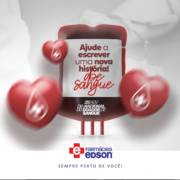 Ajude a escrever uma nova história, doe sangue!