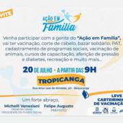 Fundo Social promove "Ação em Família" na Vila Tropicanga