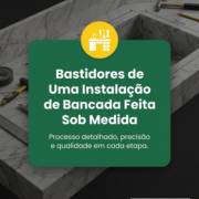 Bastidores de Uma Instalação de Bancada Feita Sob Medida