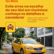 Evite erros na escolha do seu táxi em Ourinhos: conheça os detalhes a considerar