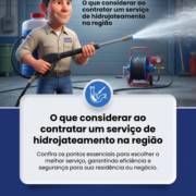 O que considerar ao contratar um serviço de hidrojateamento na região