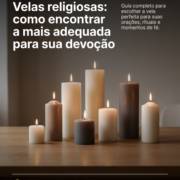 Velas religiosas: como encontrar a mais adequada para sua devoção