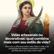 Velas artesanais ou decorativas: qual combina mais com seu estilo de vida?