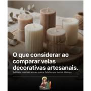O que considerar ao comparar velas decorativas artesanais