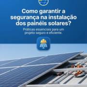 Como garantir a segurança na instalação dos painéis solares?