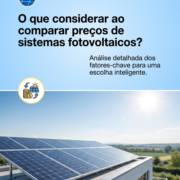O que considerar ao comparar preços de sistemas fotovoltaicos?