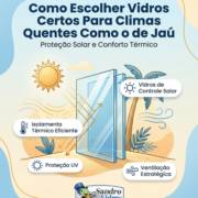 Como Escolher Vidros Certos Para Climas Quentes Como o de Jaú
