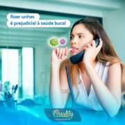 Roer unhas é prejudicial a saúde bucal