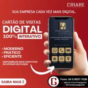 Cartão de visitas digital 100% interativo
