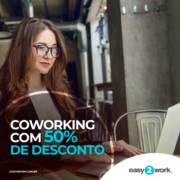COWORKING COM 50% DE DESCONTO