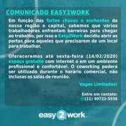 COMUNICADO EASY2WORK