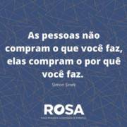 As pessoas não comprar o que você faz, elas compram o porquê você faz