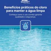 Benefícios práticos do cloro para manter a água limpa