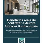 Benefícios reais de contratar a Aurora Síndicos Profissionais