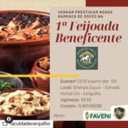 1º Feijoada Beneficiente da Sinergia Equus - Saiba como participar