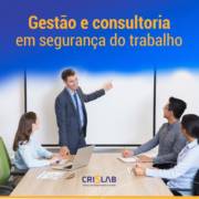 Gestão e consultoria em segurança do trabalho