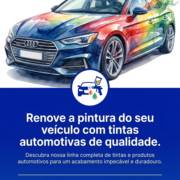 Renove a pintura do seu veículo com tintas automotivas de qualidade