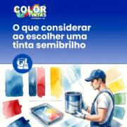 O que considerar ao escolher uma tinta semibrilho