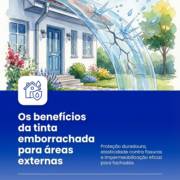 Os benefícios da tinta emborrachada para áreas externas