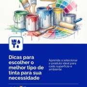 Dicas para escolher o melhor tipo de tinta para sua necessidade