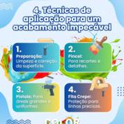 4. Técnicas de aplicação para um acabamento impecável
