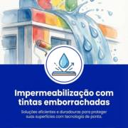 Impermeabilização com tintas emborrachadas