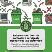 Evite erros na hora de contratar o serviço de descarte de lixo eletrônico
