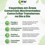 Caçambas em Áreas Comerciais Movimentadas: Como Evitar Transtornos no Dia a Dia