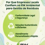 Por Que Empresas Locais Confiam na RW Ambiental para Gestão de Resíduos