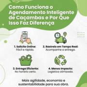 Como Funciona o Agendamento Inteligente de Caçambas e Por Que Isso Faz Diferença