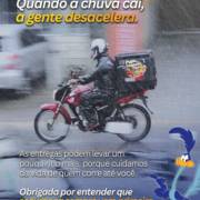 Cuidado em dias de chuva!